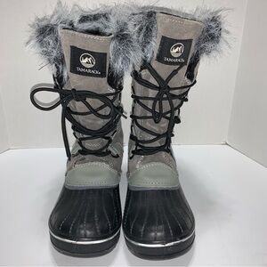 Tamarack Gray Madison Suede Lined Winter Boots